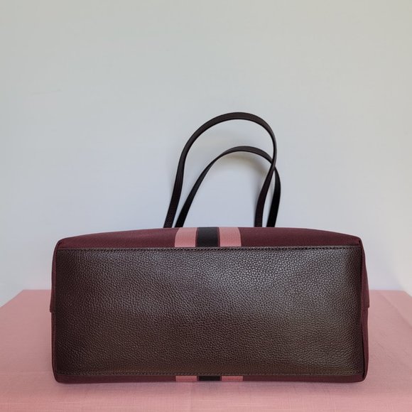 COACH Horse & Carriage Jacquard Fabric City Tote- Oxblood color ⭐ - Picture 10 of 16